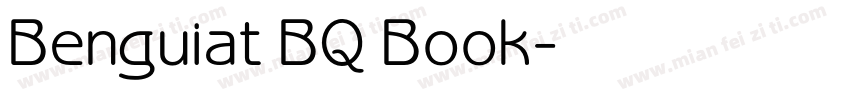 Benguiat BQ Book字体转换